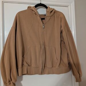 Old Navy Camel Zip-Up Hoodie